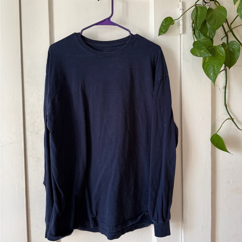 Classic Navy Blue Men's Shirt